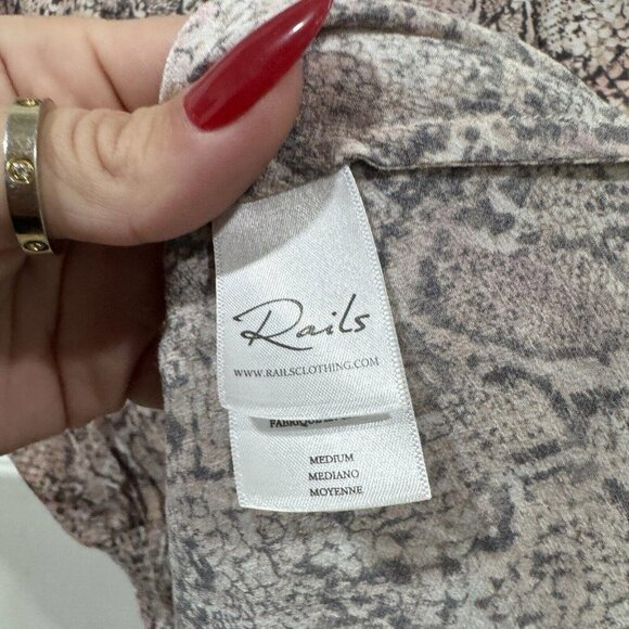 Rails Floral Print Dress in Pink and Gray - Picture 9 of 9